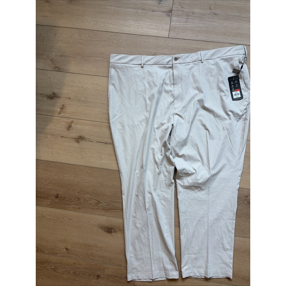 Walter Hagen Men 52x30 Golf Pants Perfect 11 Straight Fit Big Tall Light Khaki